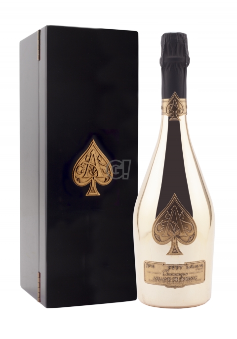 Armand De Brignac Ace of Spades Champagne Bottle Black Case (Case ONLY)